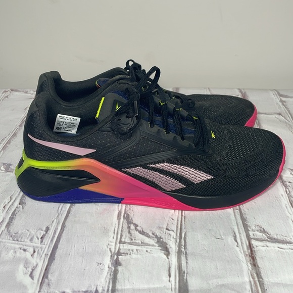 Reebok Black Infused Lilac Nano x2 Training Shoes - Picture 4 of 10